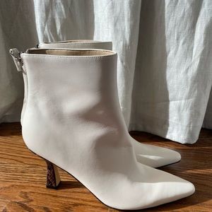 Marc Fisher White Booties!